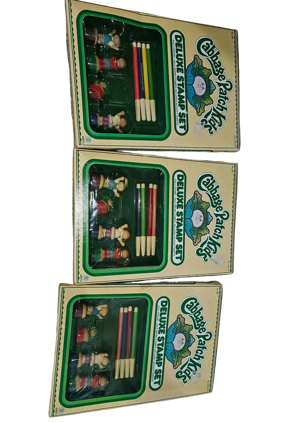Vintage 1984 Gabage Patch Kids Deluxe Stamp Set
