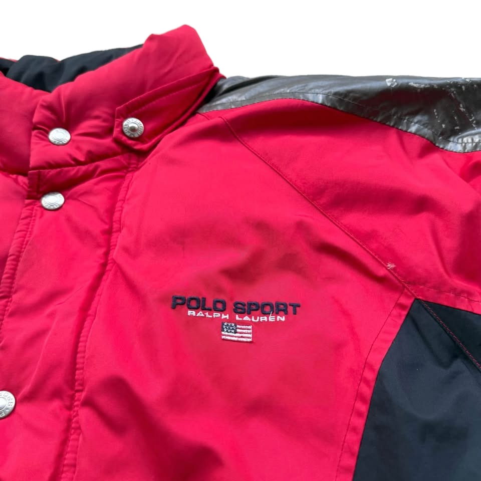Vintage 90s polo sport Ralph Lauren puffer jacket