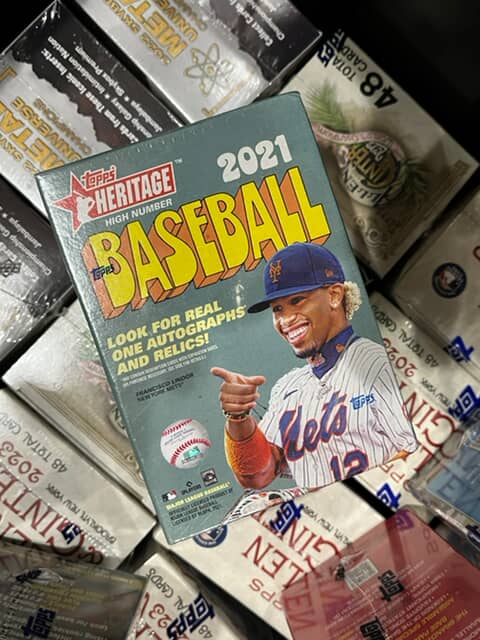 2021 Topps Heritage High Number Baseball Blaster Box