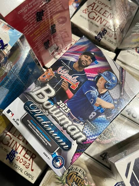 2023 Bowman Platinum Baseball 8-Pack Blaster Box