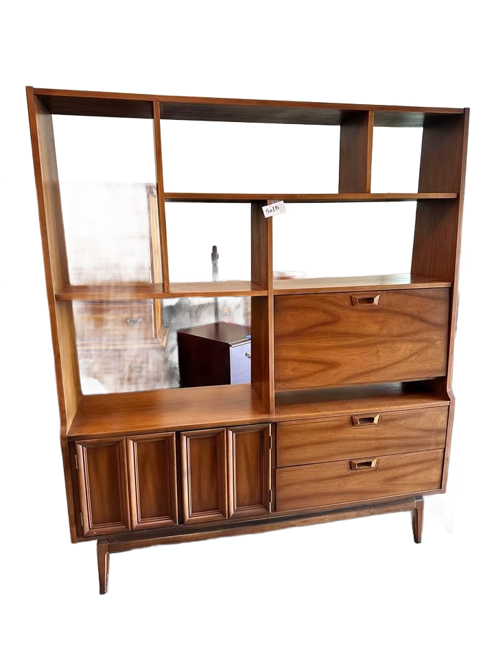 Mid Century Modern Room Divider Shelving Unit