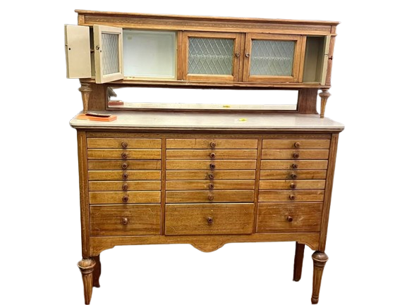 Antique Dental Cabinet