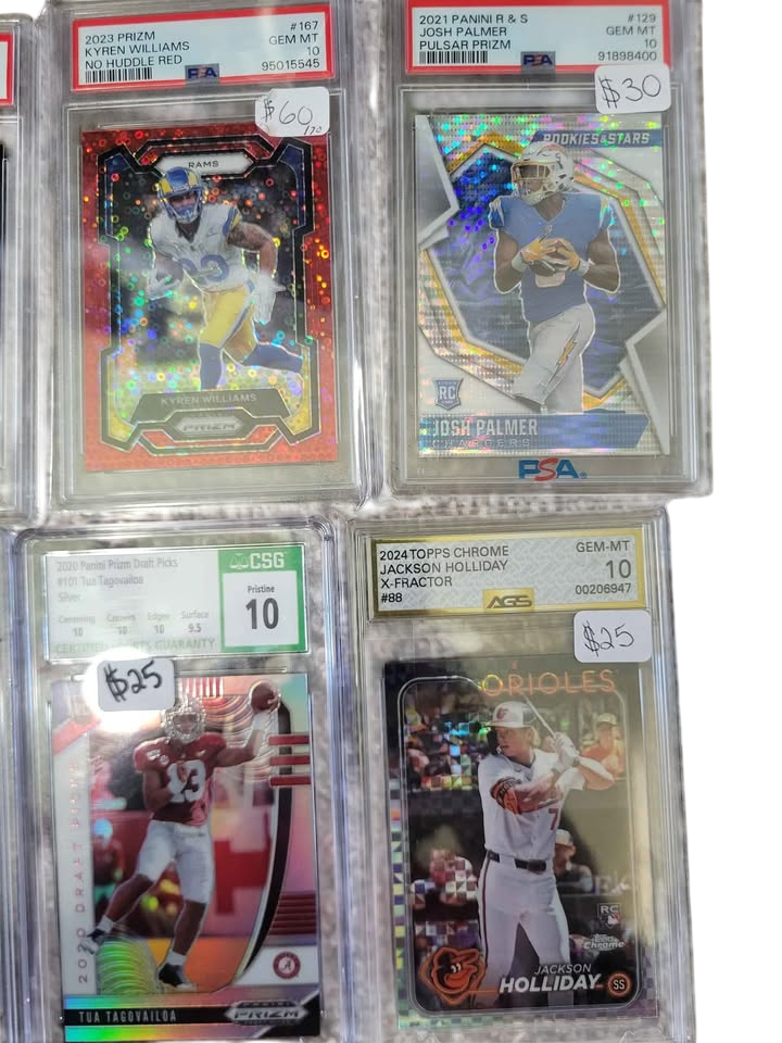 Graded mint PSA 10 cards (8 cards)