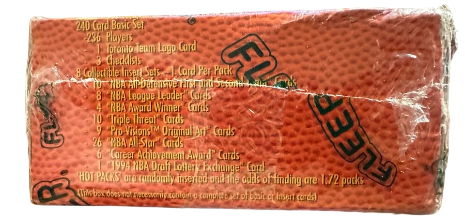 1994-95 Fleer Basketball Trading Card Box