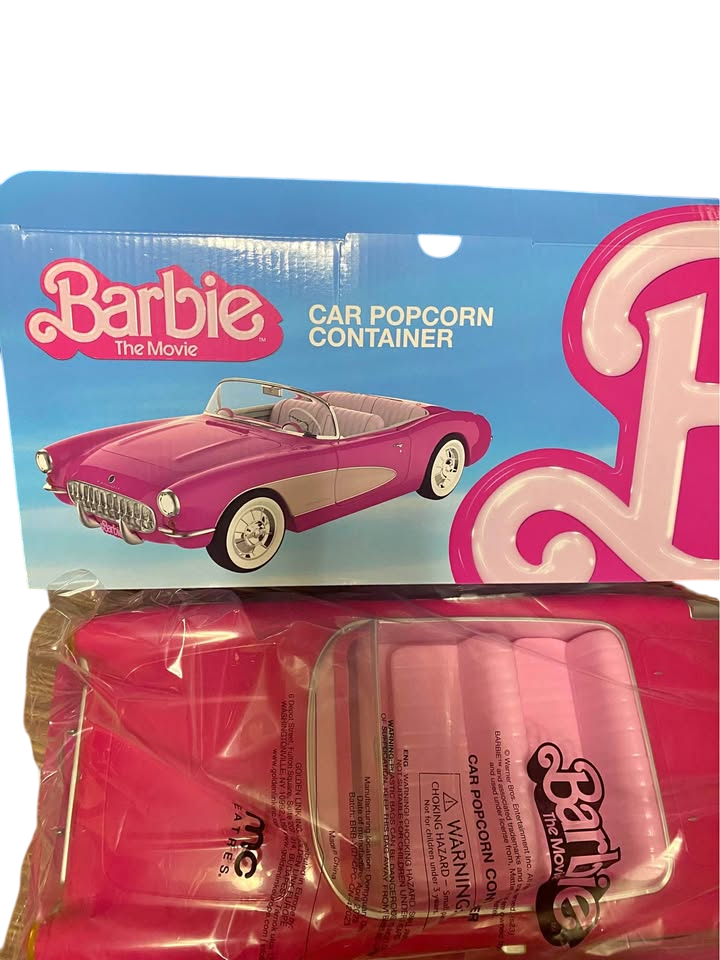 AMC Barbie car popcorn bucket