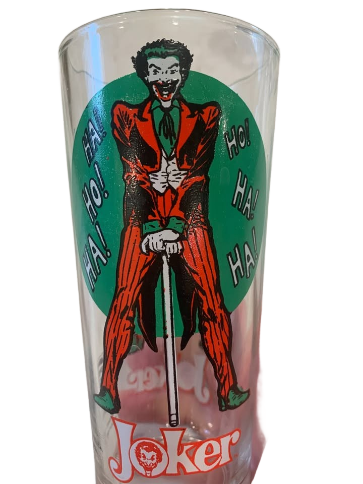 Batman Glasses Vintage 1976 set of 5