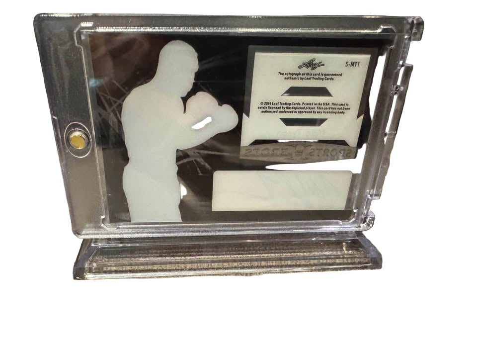 Mike Tyson Auto Leaf Scenography 2024 Card Sports Hero’s Boxing