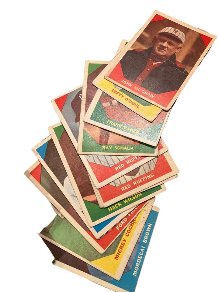 Vintage Baseball Lot - 1960s Cards and Posters