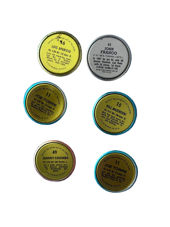 Vintage 1971 TOPPS Baseball Coins