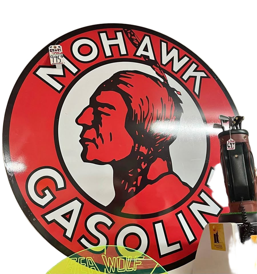 Big Contemporary Mohawk Gasoline sign