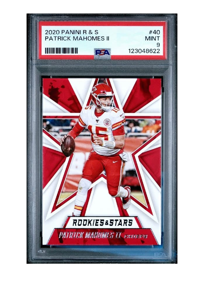 2-PSA GRADED FOOTBALL CARDS