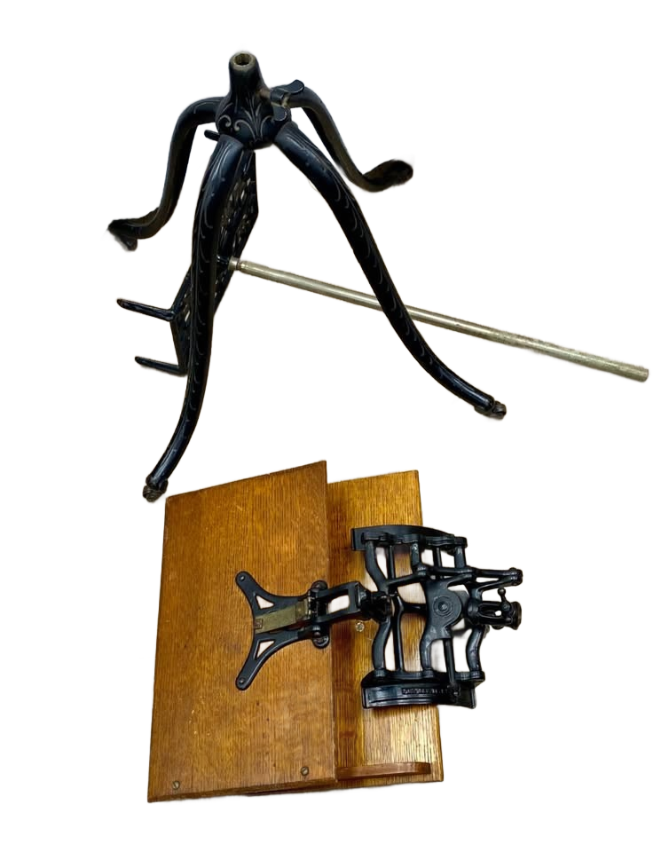 Antique Victorian Dictionary Book Stand Cast Iron Adjustable