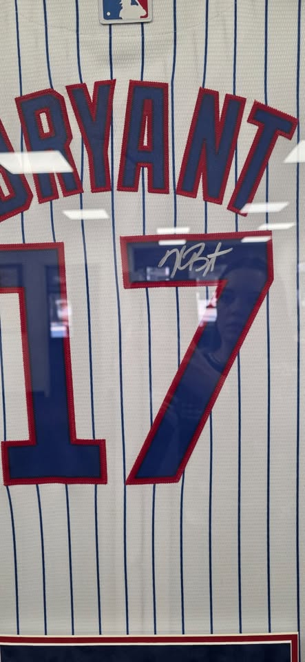 Kris Bryant Signed Chicago Cubs Jersey – Framed Authentic MLB Autograph – 2016 World Series Star