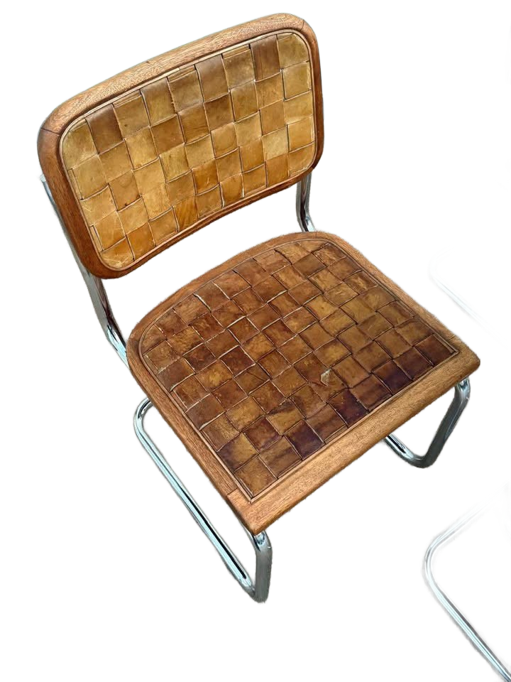 4x cesca leather chairs