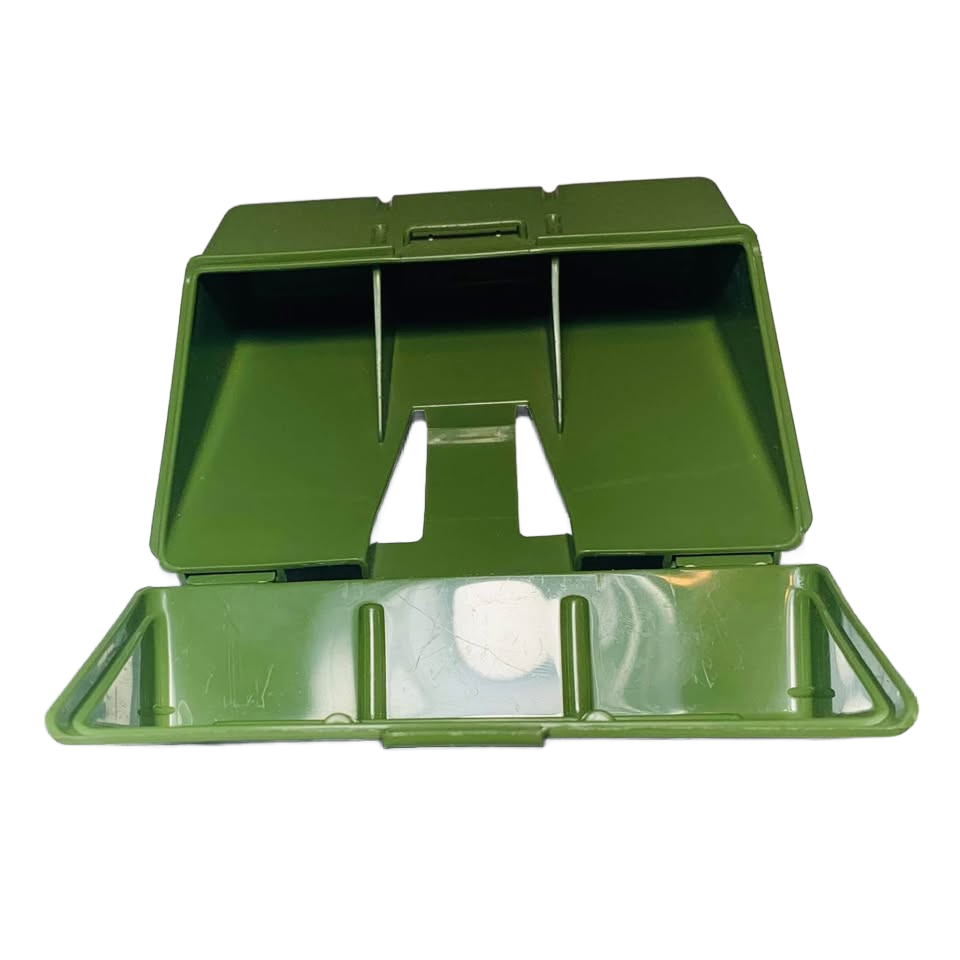 Vintage 1983 Hasbro G.I. Joe Pocket Patrol Pack Figure Holder Belt Clip Case Green