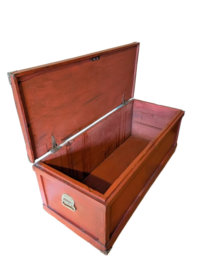 Red Wooden Chest