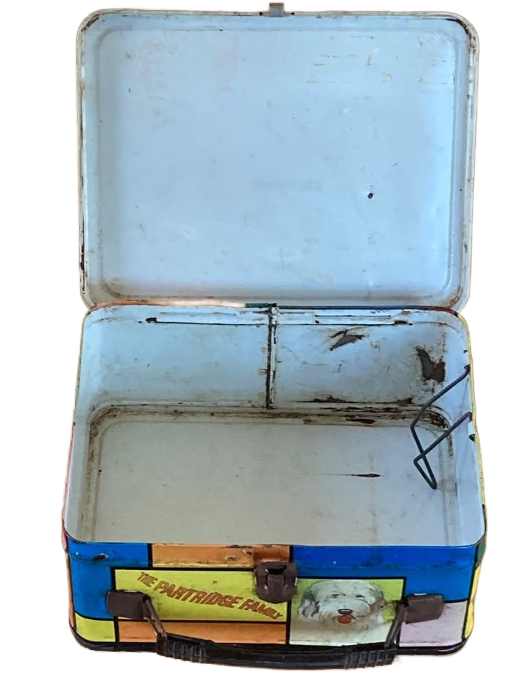 Vintage - 1971 The Partridge Family Metal Tin Lunch Box, No thermos