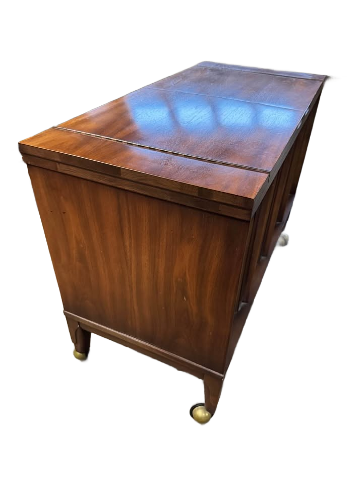 Vintage mid century Kent Coffey Perspecta bar cart