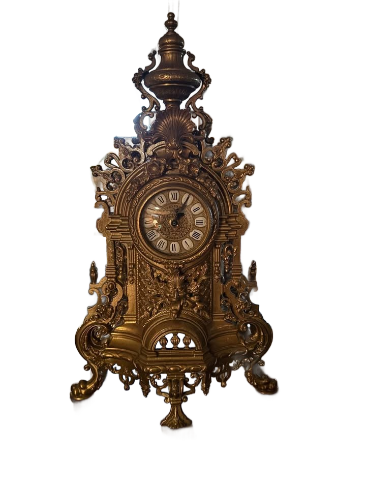 Old vintage clock grandfathers