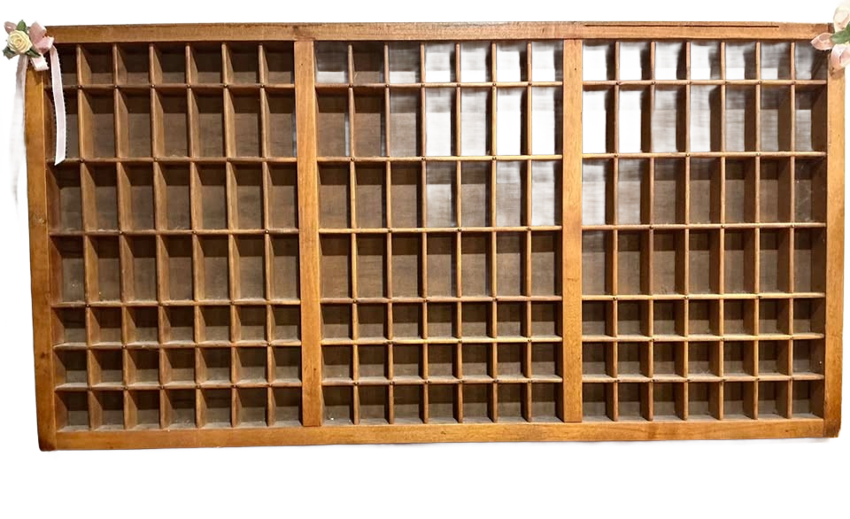 Antique Printers Tray