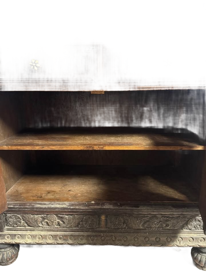 Vintage Ornate Hutch 1920s