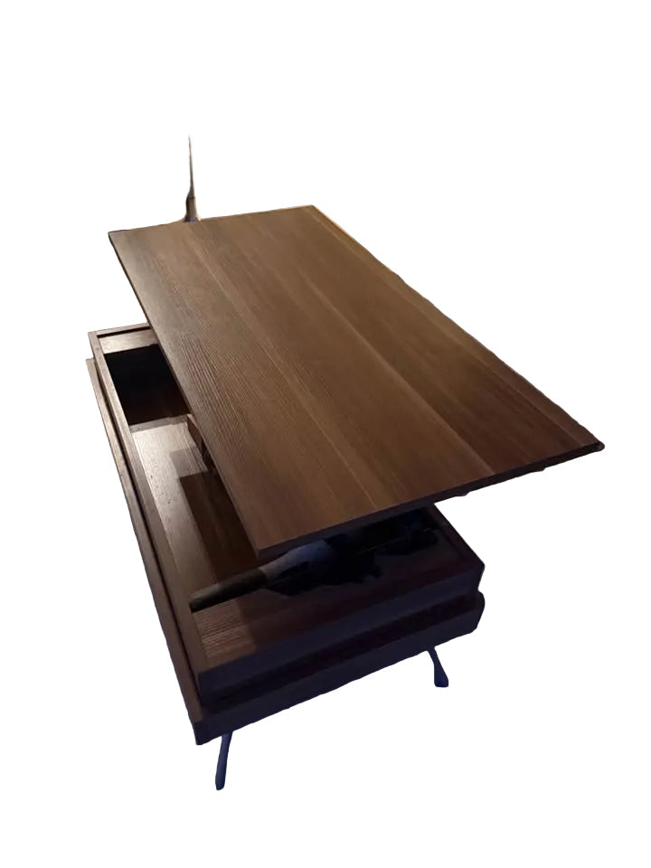 Lift-Top Coffee Table with Hidden Storage