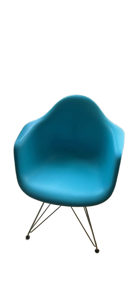 2 Eames Style Vintage Living Room Chairs