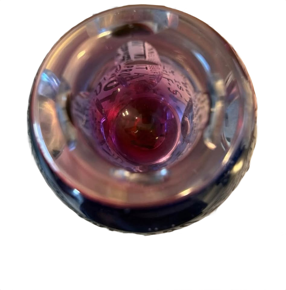 1960's Murano Purple Flavio Poli Sommerso Seguso Glass Faceted- GLENVIEW