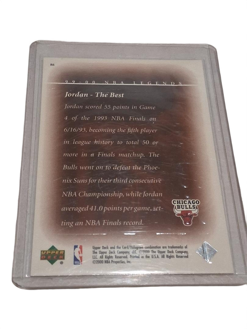 1999-00 Upper Deck NBA Legends The Best #86 Michael Jordan Chicago Bulls