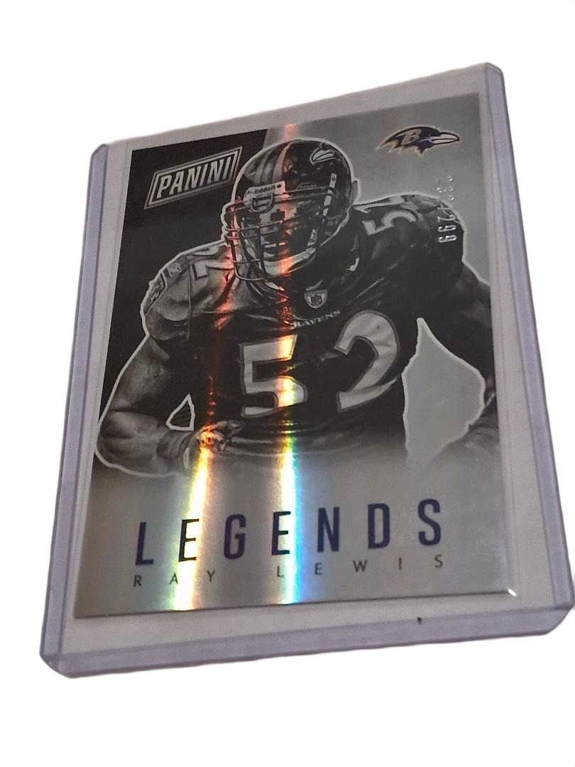 2017 Panini National Ray Lewis /299 Ravens Silver Refractor Legends #LEG12