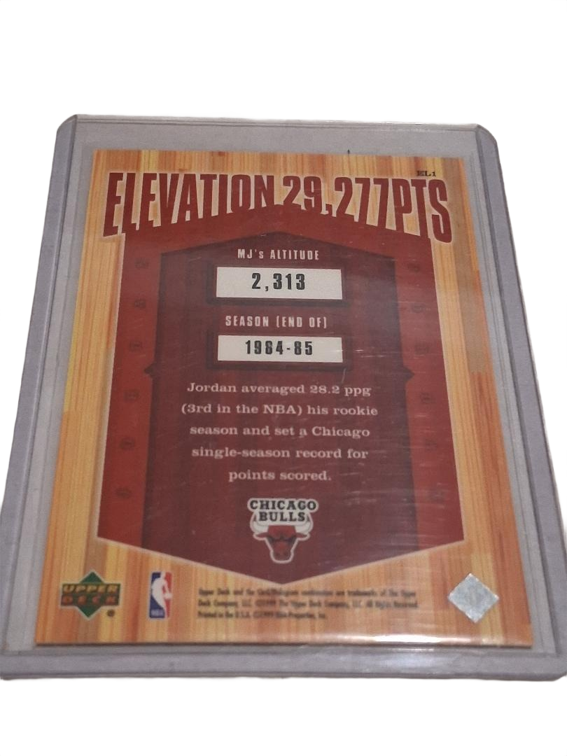 1999 Upper Deck Athlete of the Century Elevation Michael Jordan #EL1