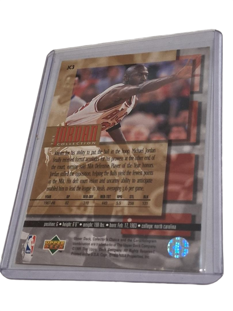 1995-96 Collector's Choice The Jordan Collection Michael Jordan Card #JC3