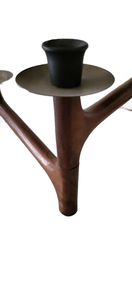 1960 MCM Vintage Danish Modern Candelabra