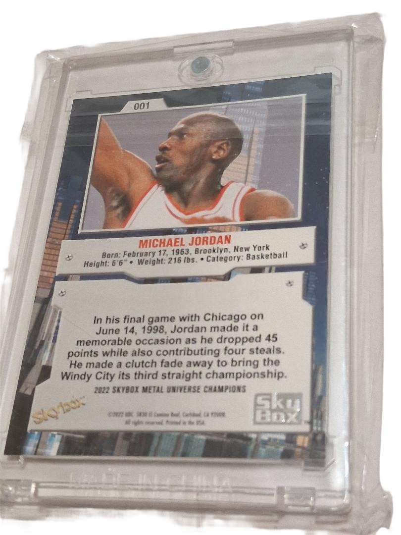 MICHAEL JORDAN 2022-23 Upper Deck Skybox Metal Universe #001 CHICAGO BULLS