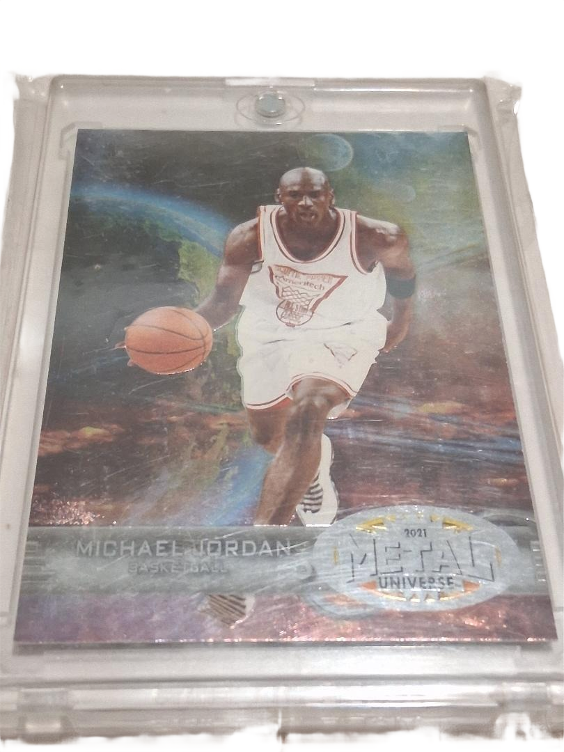 MICHAEL JORDAN 2021 SKYBOX METAL UNIVERSE CHAMPIONS #RB-1 CHICAGO BULLS JCA