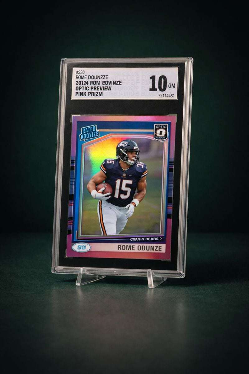 2024 Optic Rome Odunze Pink preview SGC 10