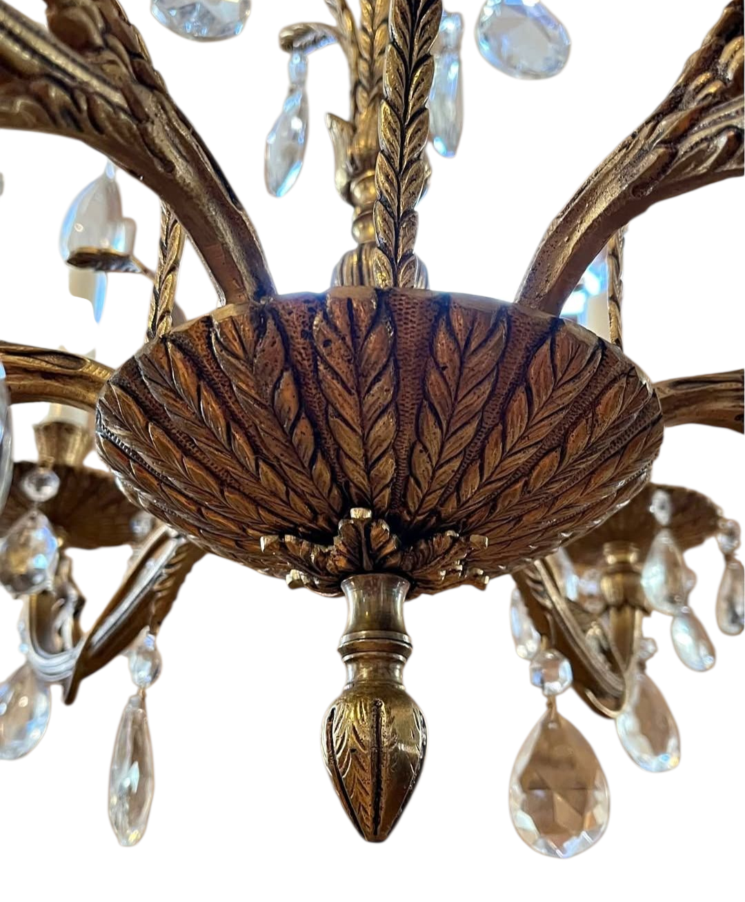 Vintage Chandelier
Brass and Crystals