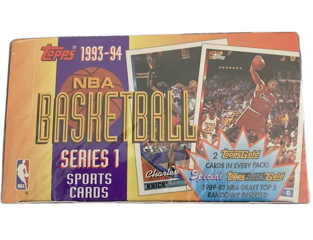 1993-94 Topps Basketball series 1 Jumbo box sealed