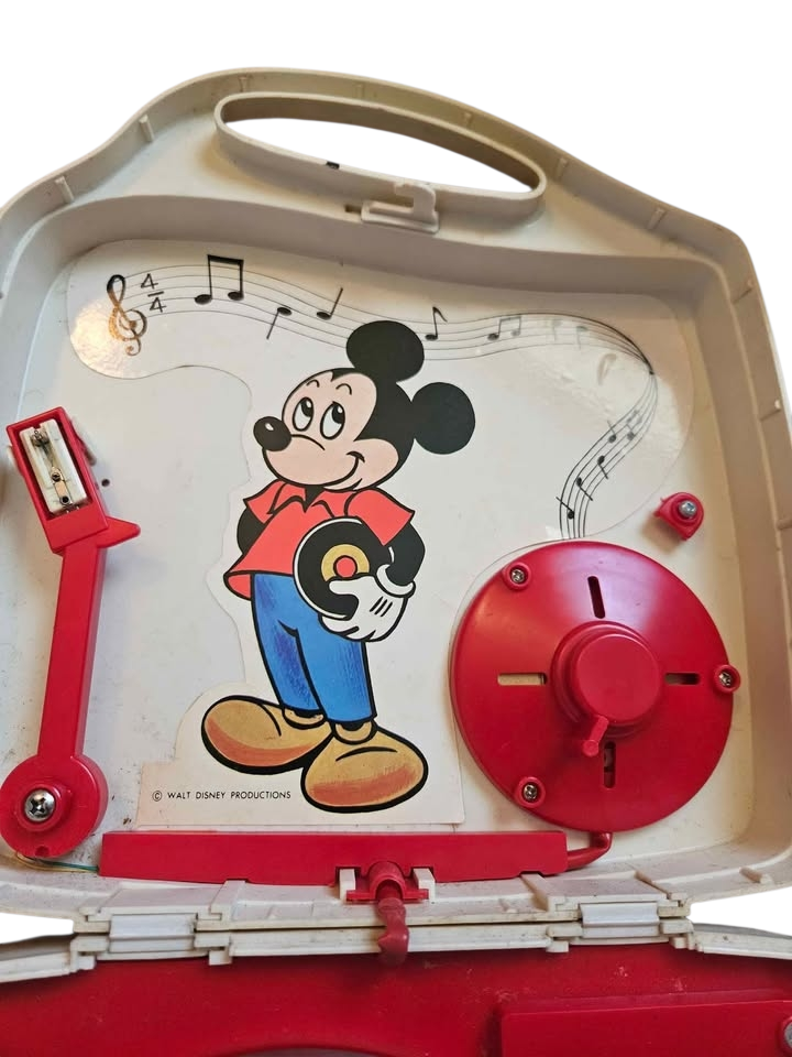 Vintage mickey phonograph