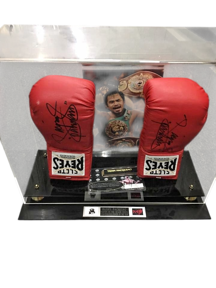 Manny Pacquiao memorabilia signed with proof
