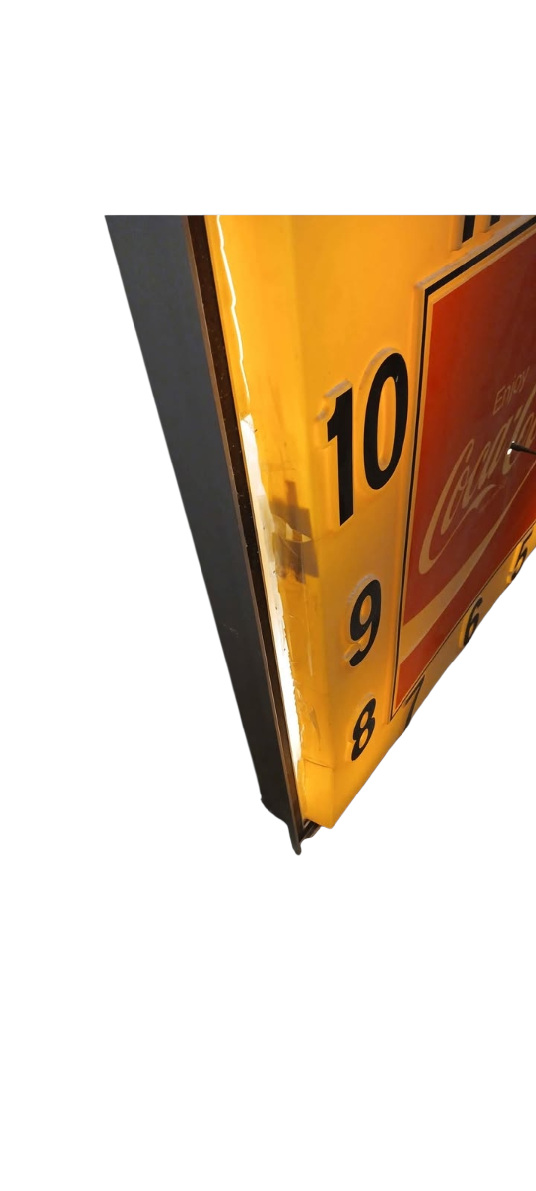 COKE CLOCK 40" X 40"