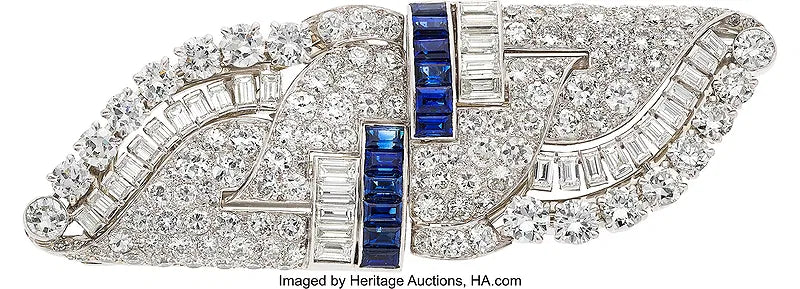 White Gold Brooches & Pins