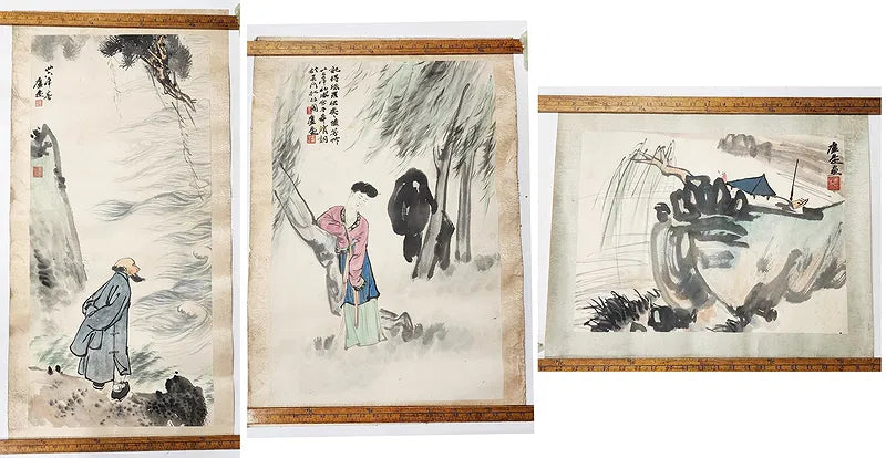 Asian Scrolls, Screens & Fan Paintings