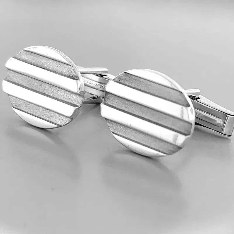 Sterling Silver Cufflinks, Tie Pins & Tie Clips