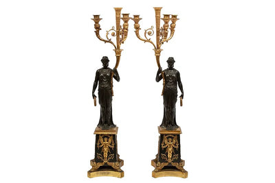 Bronze Candle Holders