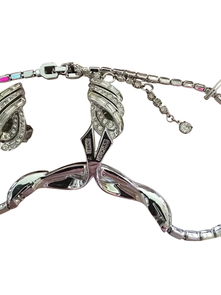 Vintage Signed Marcel Boucher Parure In it Original Box. No Ring In jewelry Set.