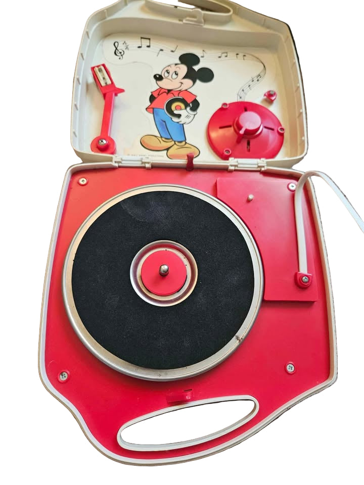 Vintage mickey phonograph