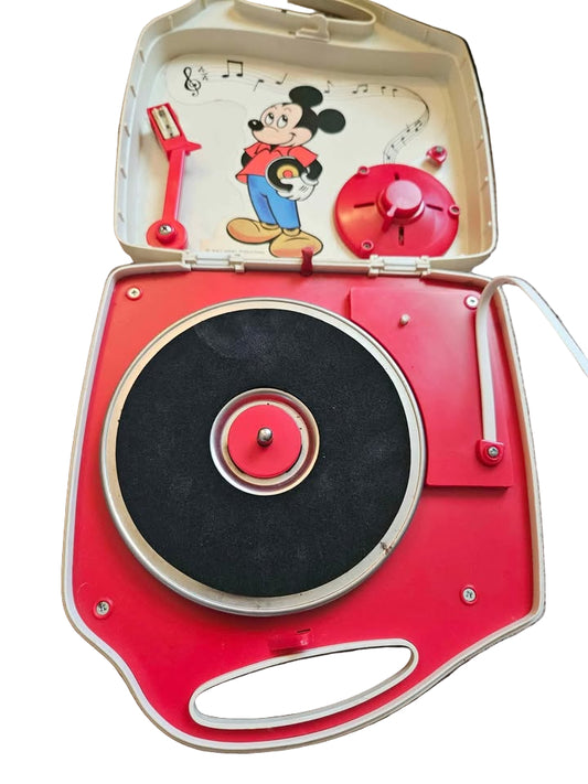 Vintage mickey phonograph