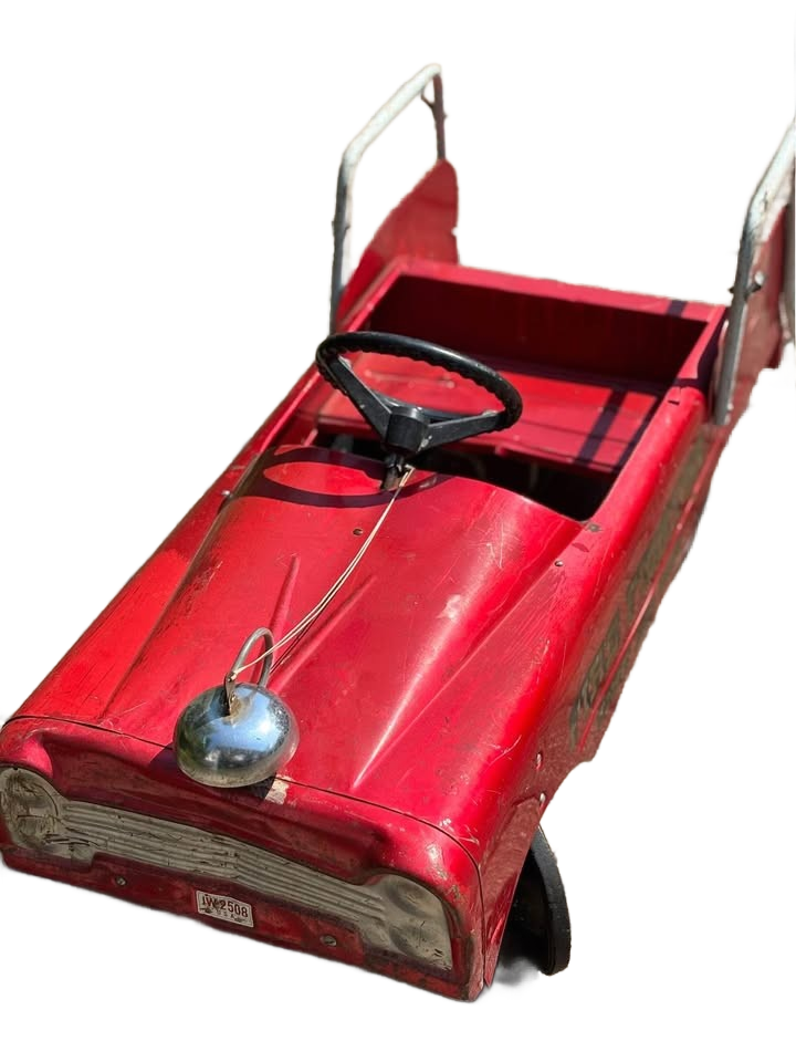 Antique AMF Firefighter Engine 508 Pedal Car