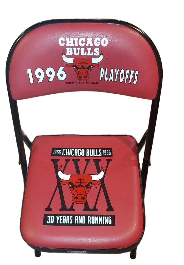Chicago Bulls Authentic Playoff Courtside Chairs with COA